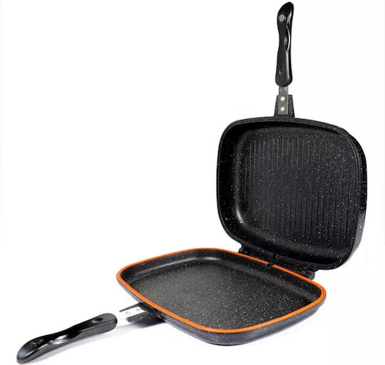 Dessini Double Grill Διπλή Γκριλιέρα από Αλουμίνιο με Επίστρωση από Πέτρα 32cm