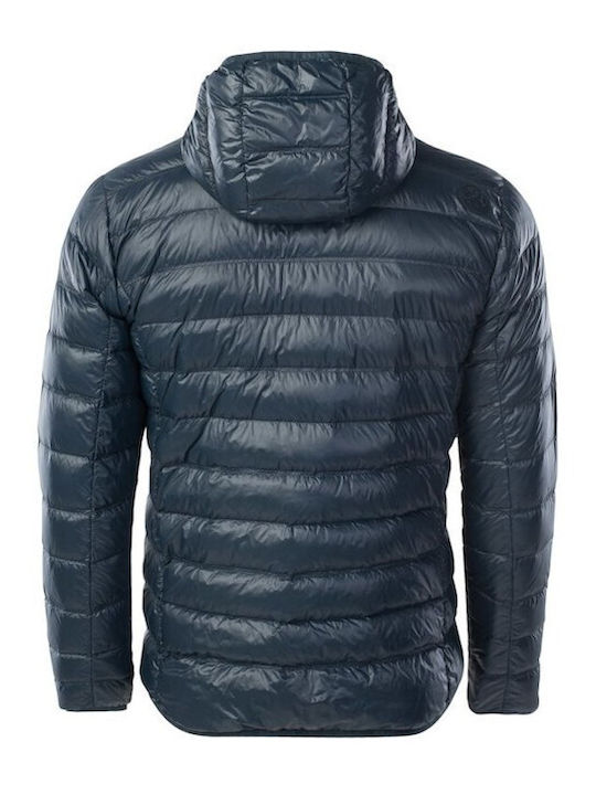 Iguana Marcho Herren Winter Jacke Puffer Marineblau