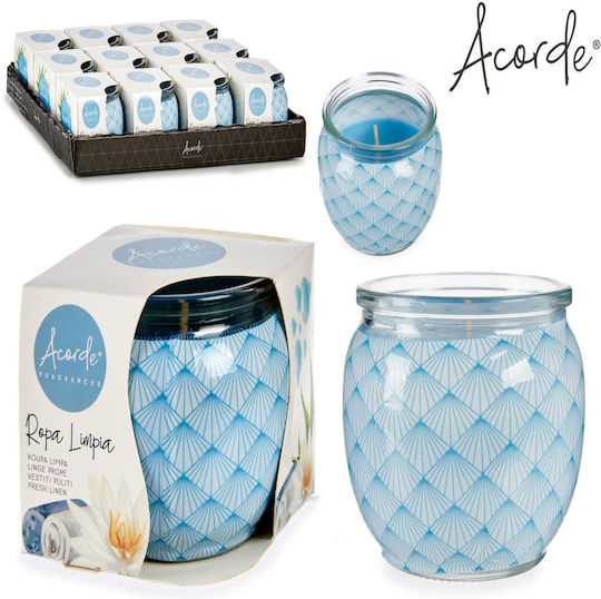 BigBuy Aromatische Kerze in Gefäß Frische Leinen