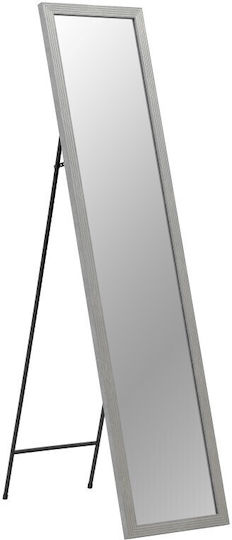 Click Καθρέπτης με Ασημί Πλαστικό Πλαίσιο 156x36cm