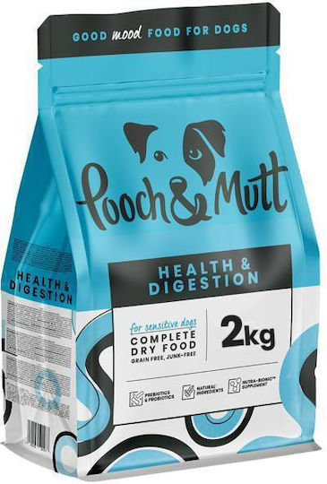 Pooch & Mutt Health & Digestion 10kg Ξηρά Τροφή χωρίς Σιτηρά για Ενήλικους Σκύλους με Σολομό