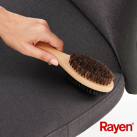 Rayen 2084 Wooden Cleaning Brush with Handle Brown