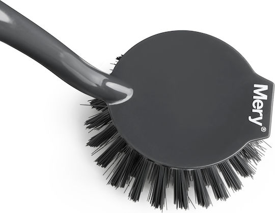 Rayen 1140.02 Plastic Cleaning Brush with Handle Gray