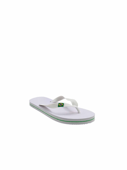 Jomix women's flip flop Brazil white