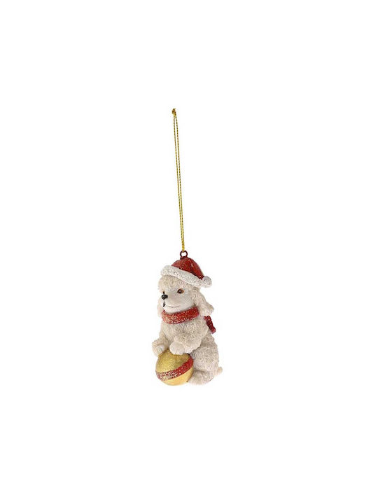 Iliadis Christmas Polyresin Dog Ornament 4.5x8cm -4