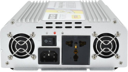 Andowl Invertor Auto Modificat Sine Wave 1500W pentru Convertirea 12V DC în 220V AC