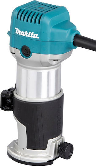 Makita RT0702CX2J Einstechfräser 710W mit Geschwindigkeitsregelung und mit Absaugsystem