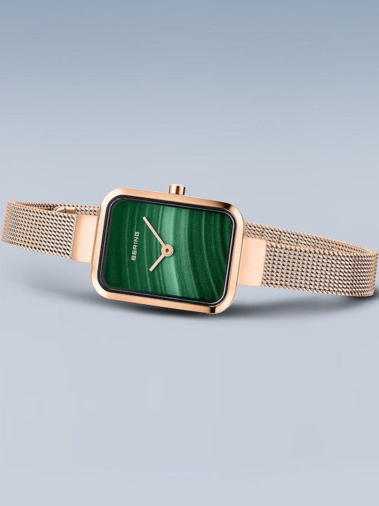 Bering Time Ladies Classic Γυναικείο Ρολόι 20mm Μπαταρίας Χρυσό