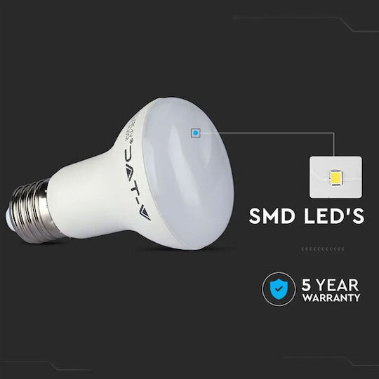 V-TAC LED-Lampe 8.5W 100mm für Fassung E27 und Form R63 Naturweiß 806lm