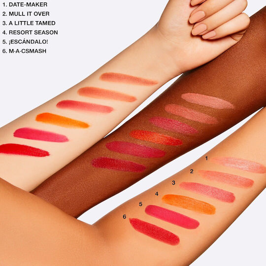 M.A.C Powder Kiss Long Lasting Liquid Lipstick Velvet Mull It Over 5gr