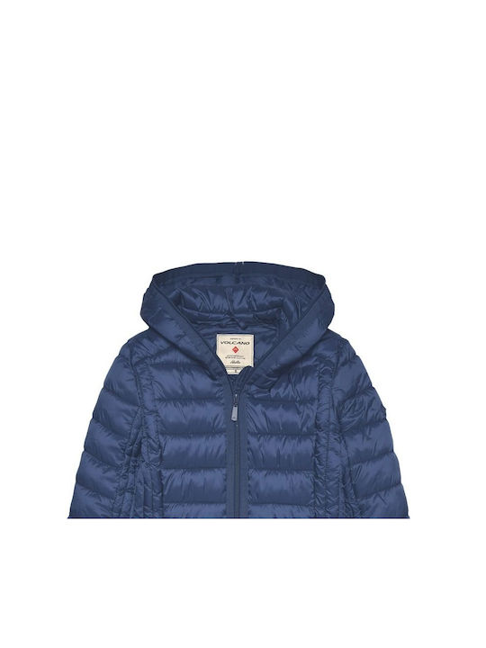 Volcano J-CANTRA Ladies Quilted Jacket - Denim Blue