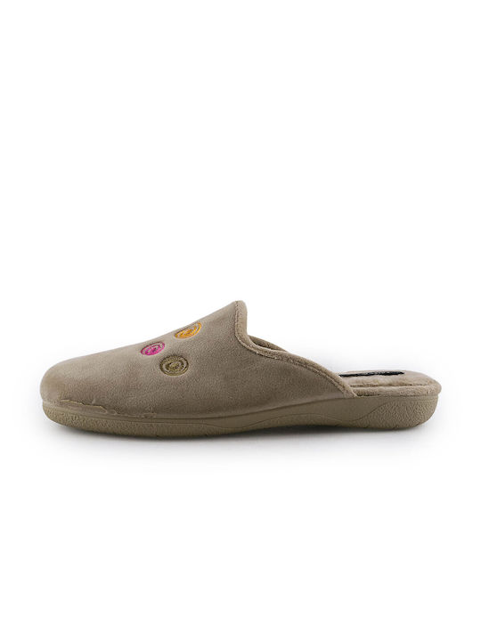 Migato Women's Slipper In Beige Colour