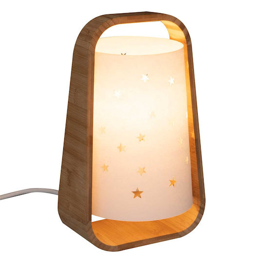 Atmosphera Kids Portable Lamp Star White 15x15x26.5εκ.