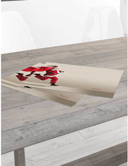 Saint Clair 3011 Christmas Placemats Plastic Beige L45xW33cm.