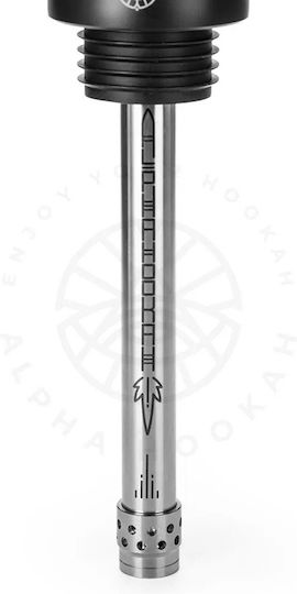 Hookah Ναργιλές X “Stratos” Μονός Μαύρος 50cm