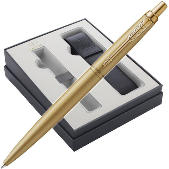 Parker Jotter XL Pen Set Ballpoint Medium Gold in a case (in a paper cassette)