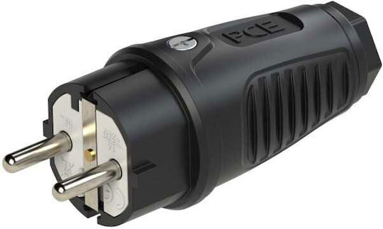 PCElectric Taurus 2 Wasserdicht Stecker Männlich Schuko Schwarz