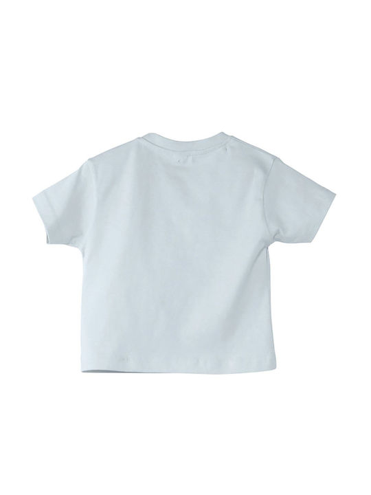 Baby T-shirt, "Ich bin ein Hip Hop Frühlingshase", Baby Blau