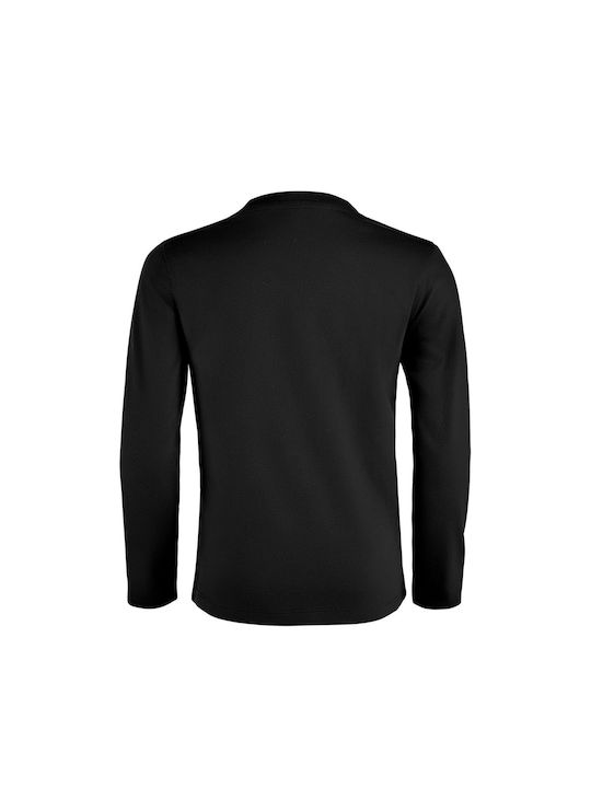 Children's Long Sleeve " LET'S ROCK", Black