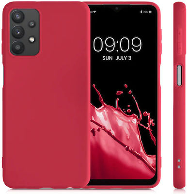 KWmobile Umschlag Rückseite Silikon Sweet Cherry (Galaxy A32 5G) 54328.229