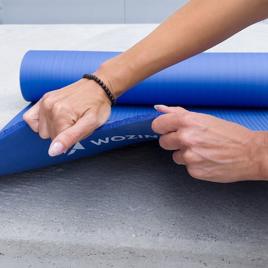 Wozinsky Wozinsky Exercise Mat Orange with Carry Strap (181x61x1cm)