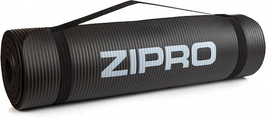 Zipro Στρώμα Γυμναστικής Yoga Μαύρο (183x61x0.6cm)