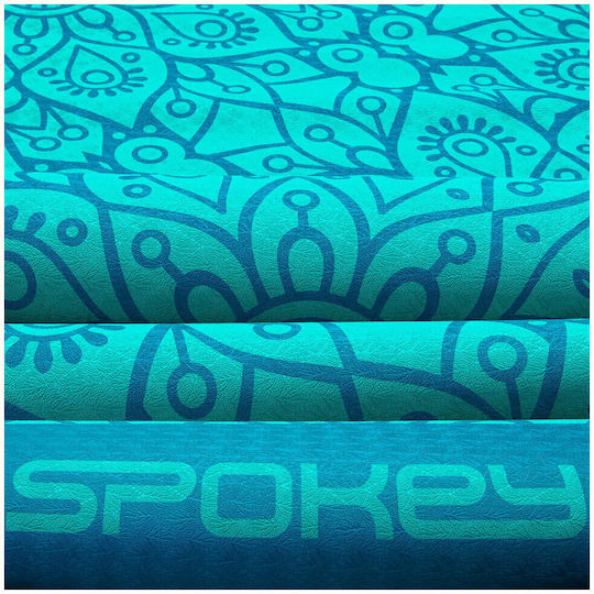 Spokey Mandala Fitnessmatte Yoga Türkis (183x61x0.4cm)