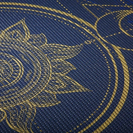 Gaiam Sun & Moon Exercise Mat Blue (173x61x0.6cm)