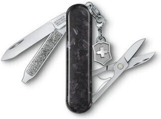 Victorinox Classic SD Schweizer Armee-Messer Schlüsselanhänger Carbon
