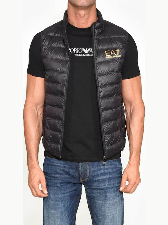Sleeveless Winter Jacket Puffer Black