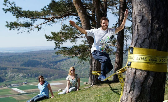 Gibbon Slacklines Balance Straps Yellow