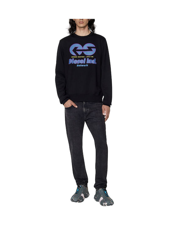 1979 Sleenker Herren Jeanshosen Elastisches Skinny Verjüngt Anwendung Noir