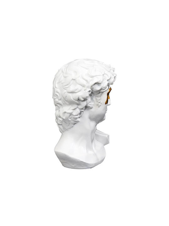 The Home Deco Factory Decorative Bust Polyresin 10x9.3x15cm 1pcs