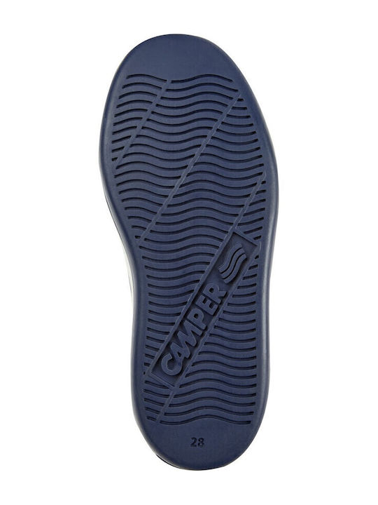 Kids Sneakers High with Scratch Blue