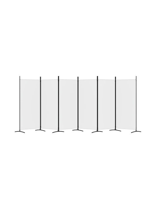 vidaXL Dekorativer Paravent Stoff mit 6 Blättern 520x180cm