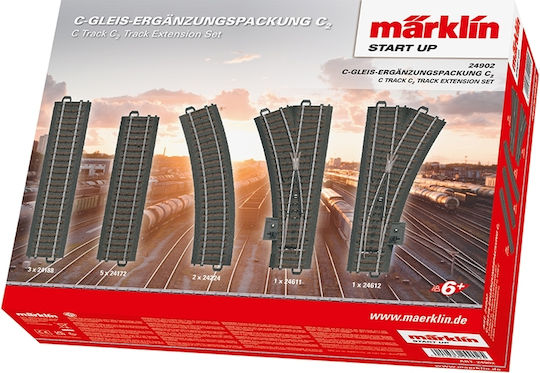 Marklin C C2 Extension Железопътни Релси за 6++ Години