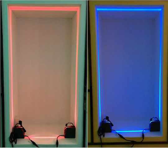GloboStar Window-Corna Wandmontierte Außen-Deckenleuchte LED IP65 6W mit RGB Licht