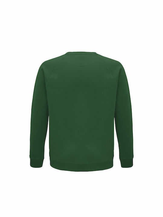 Sweatshirt Unisex, Organic " One Piece Ace Card ", Dark green