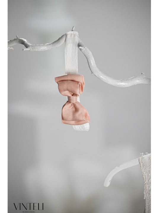 Vinte li Coasta de Fildeș Set de Haine de Botez cu Accesorii pentru păr & Rochie din Dantelă 2buc