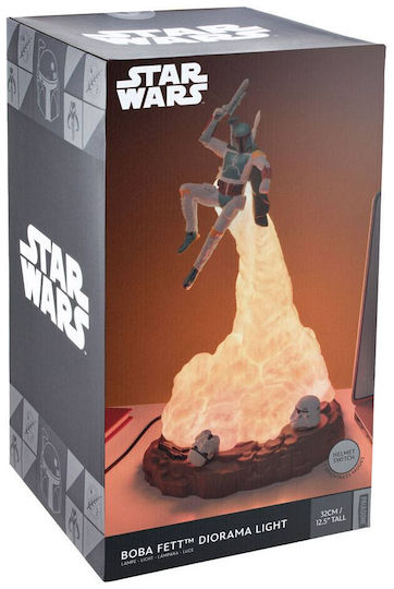 Paladone Παιδικό Διακοσμητικό Φωτιστικό Boba Fett Diorama Λευκό 18x17x31εκ.