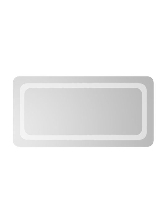 vidaXL Oglindă de Baie Dreptunghiulară Lumini LED Atingere 40x80cm