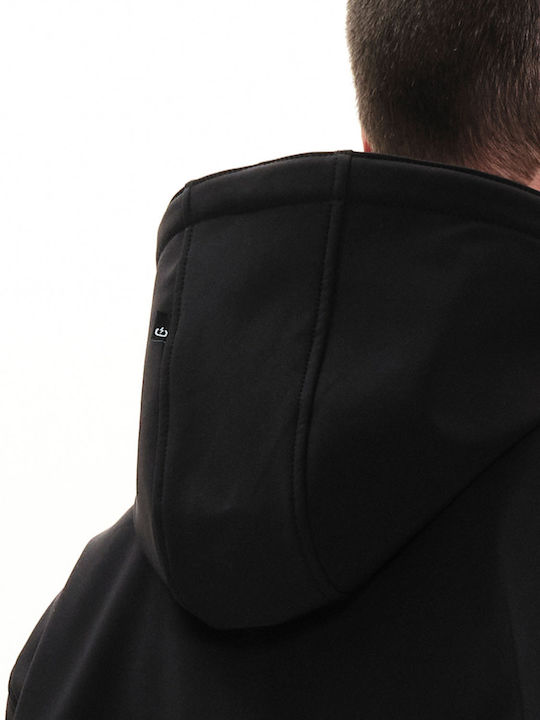 Winter Jacke Bomber Wasserdicht Schwarz