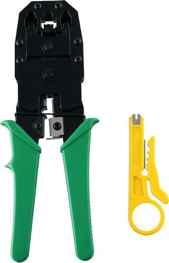 Hyper Fix Πρέσα Ακροδεκτών Δικτύου RJ12, RJ11, RJ45 με Απογυμνωτή