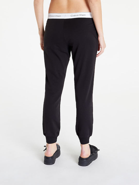 Calvin Klein Iarnă Bumbac Pantaloni pijama femei Grey Heather