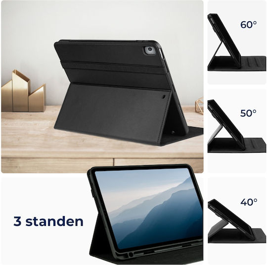 Rosso Flip Cover Black (iPad 2017/2018 9.7")