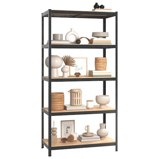 vidaXL Dexion Regal 90x45x180cm mit 5 Regalen Gesamtbelastbarkeit 875kg