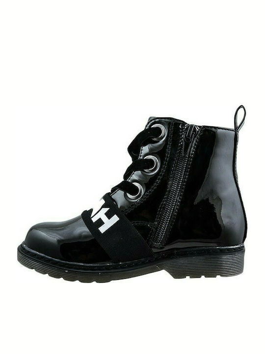 Silvian Heach Booties / Boots - Black Patent Leather