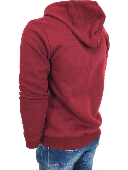 Burgundy Hoodie Sweatshirt