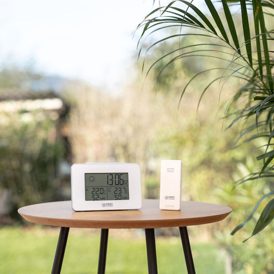 First Austria FA-2461-6-WI Drahtlos Wetterstation Digital Weiß