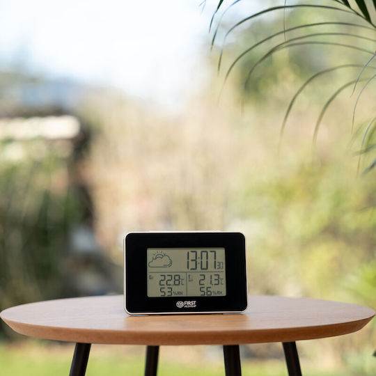 First Austria FA-2461-6-BA Wireless Digital Weather Station Black